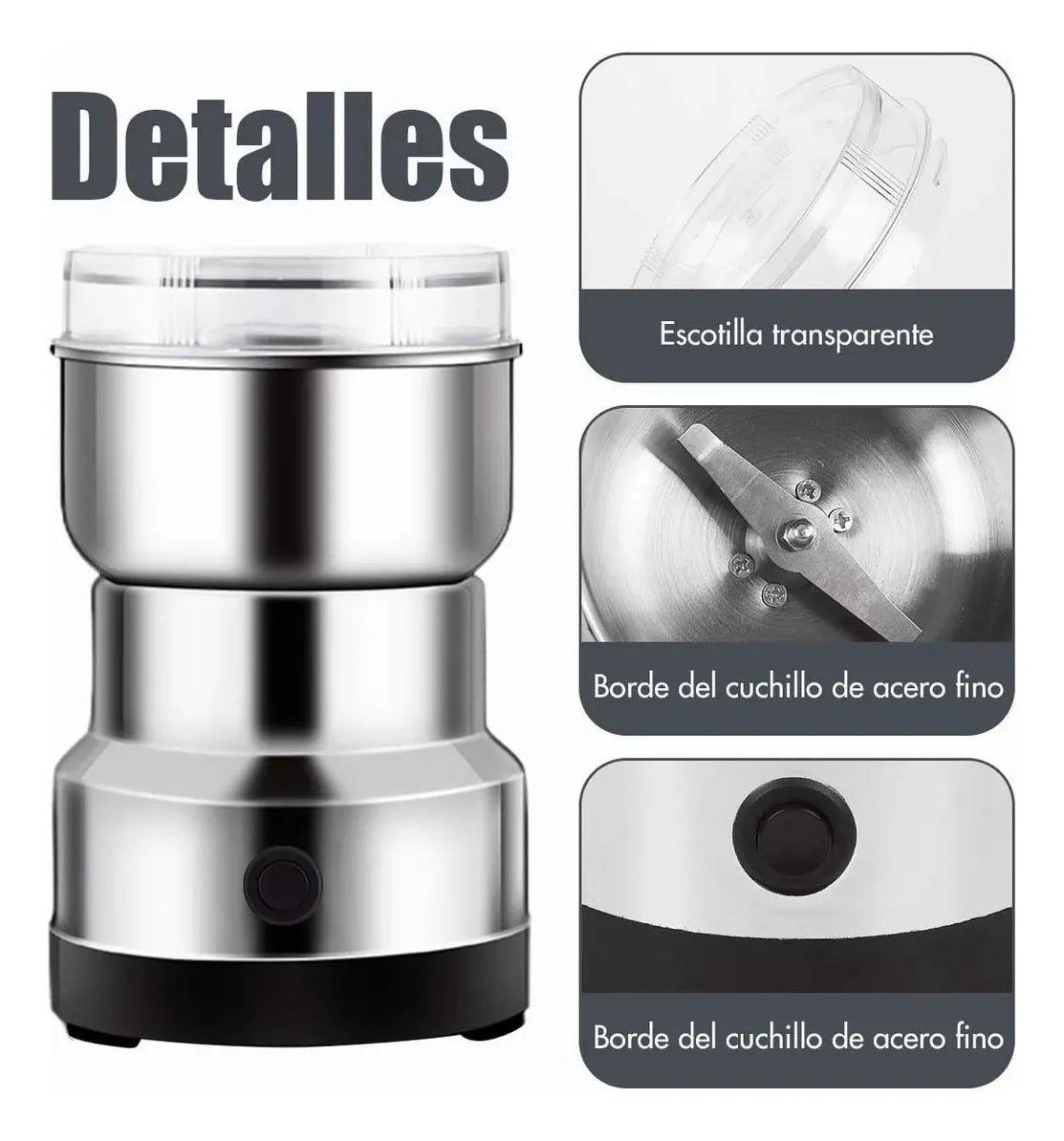 Moledor de café eléctrico